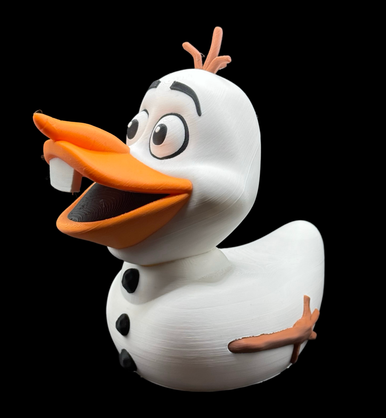 Olaf Snowman Frozen Style Duck