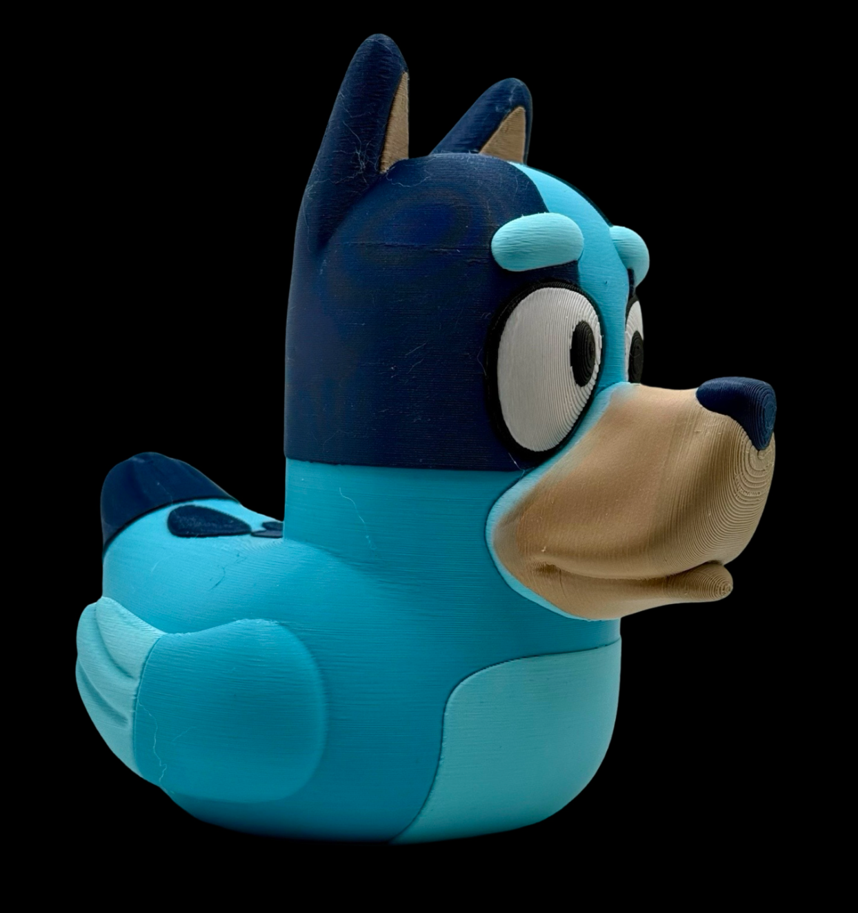 Bluey Dog Cartoon Style Duck