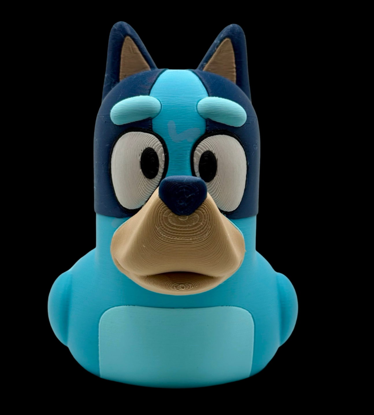 Bluey Dog Cartoon Style Duck