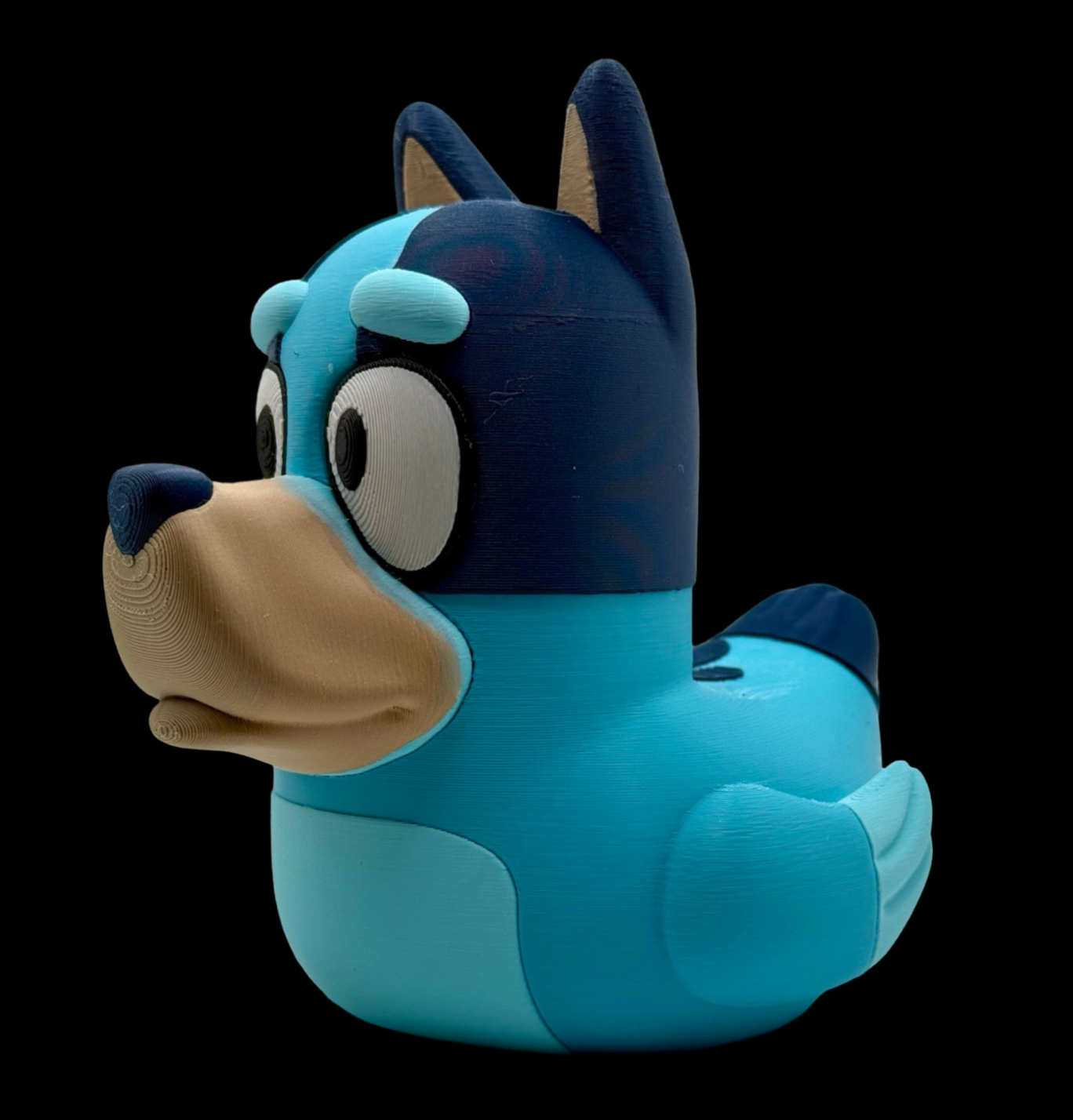 Bluey Dog Cartoon Style Duck