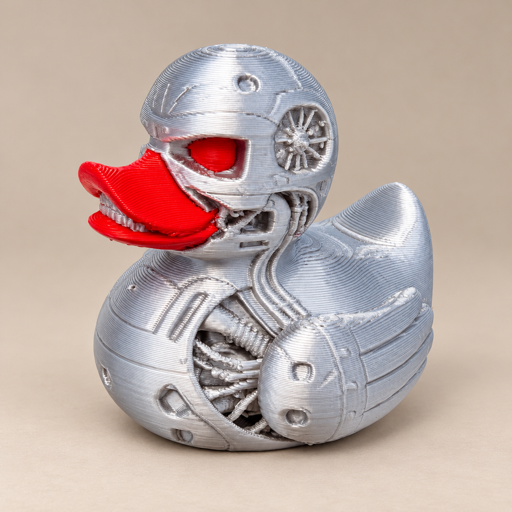 Quackborg Cyborg Duck