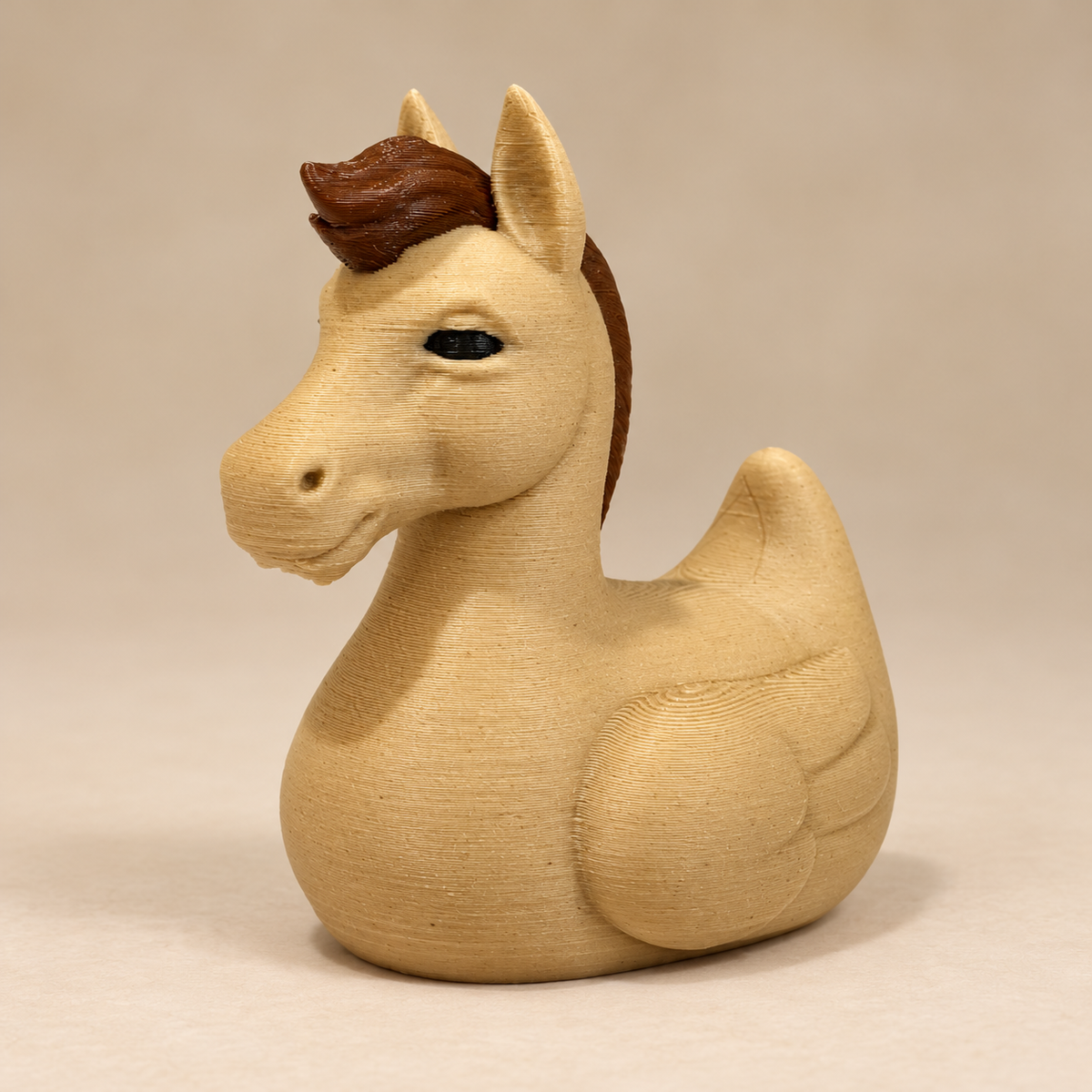 Horse Duck Figurine