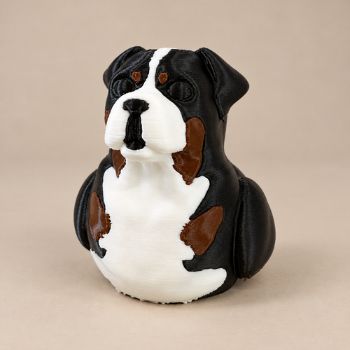 Bernese Mountain Dog Duck Figurine