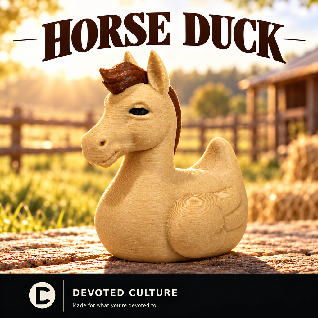 Horse Duck Figurine