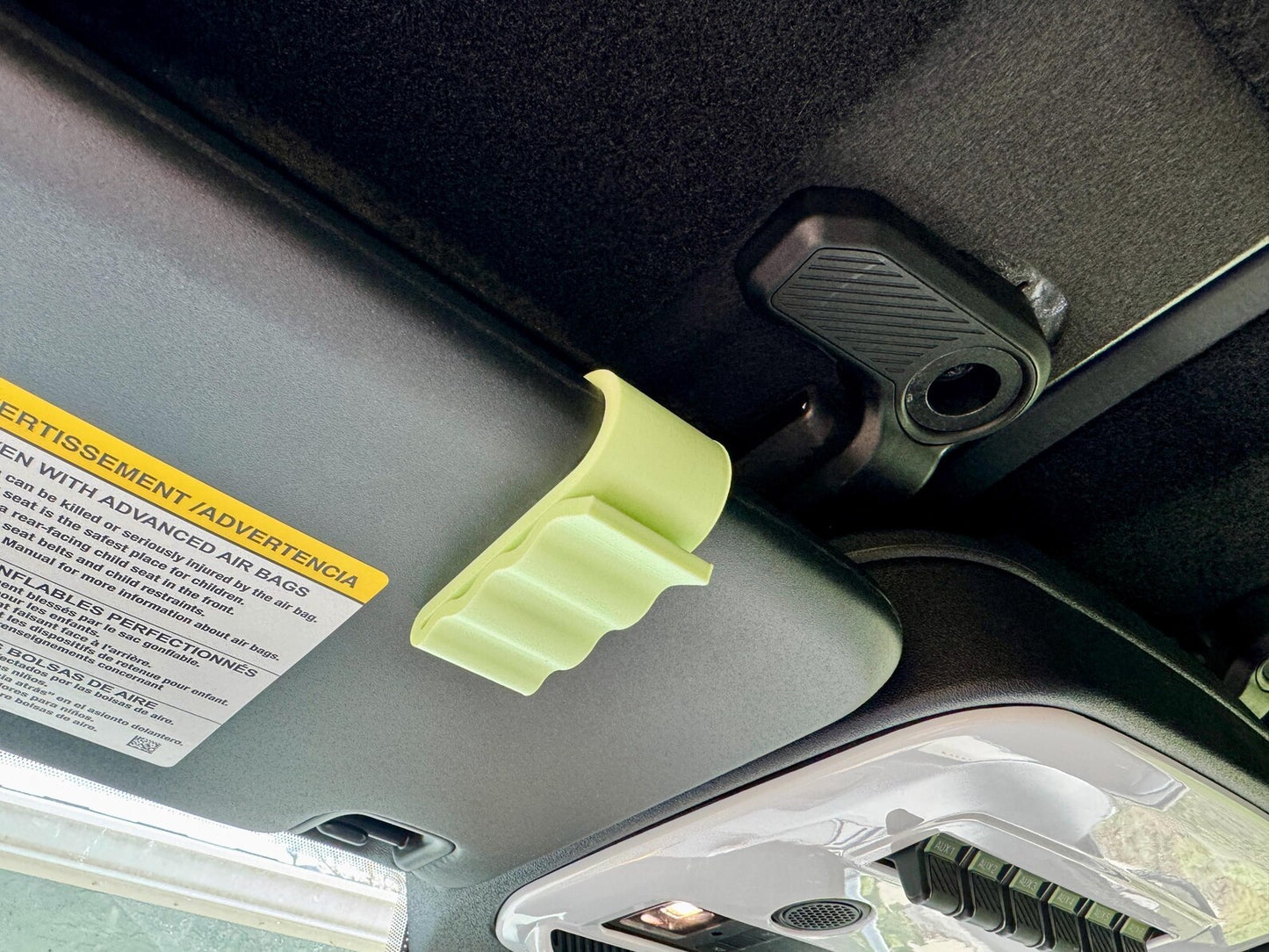 Visor Clip Sunglasses Holder, Universal Fit