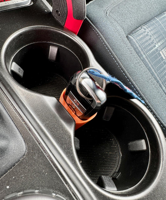 Bronco (Full-Size) Key Holder Insert for Cup Holder (20+ Colors)