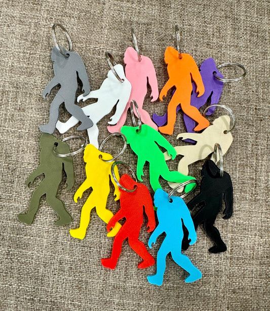 Sasquatch Big Foot Bronco Key Chain (20+ Colors)