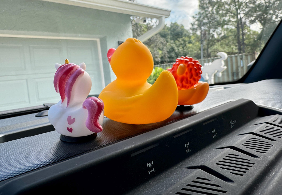 Peg Stand for Rubber Ducks, Jeeps, Mount Anywhere (30+ Colors)