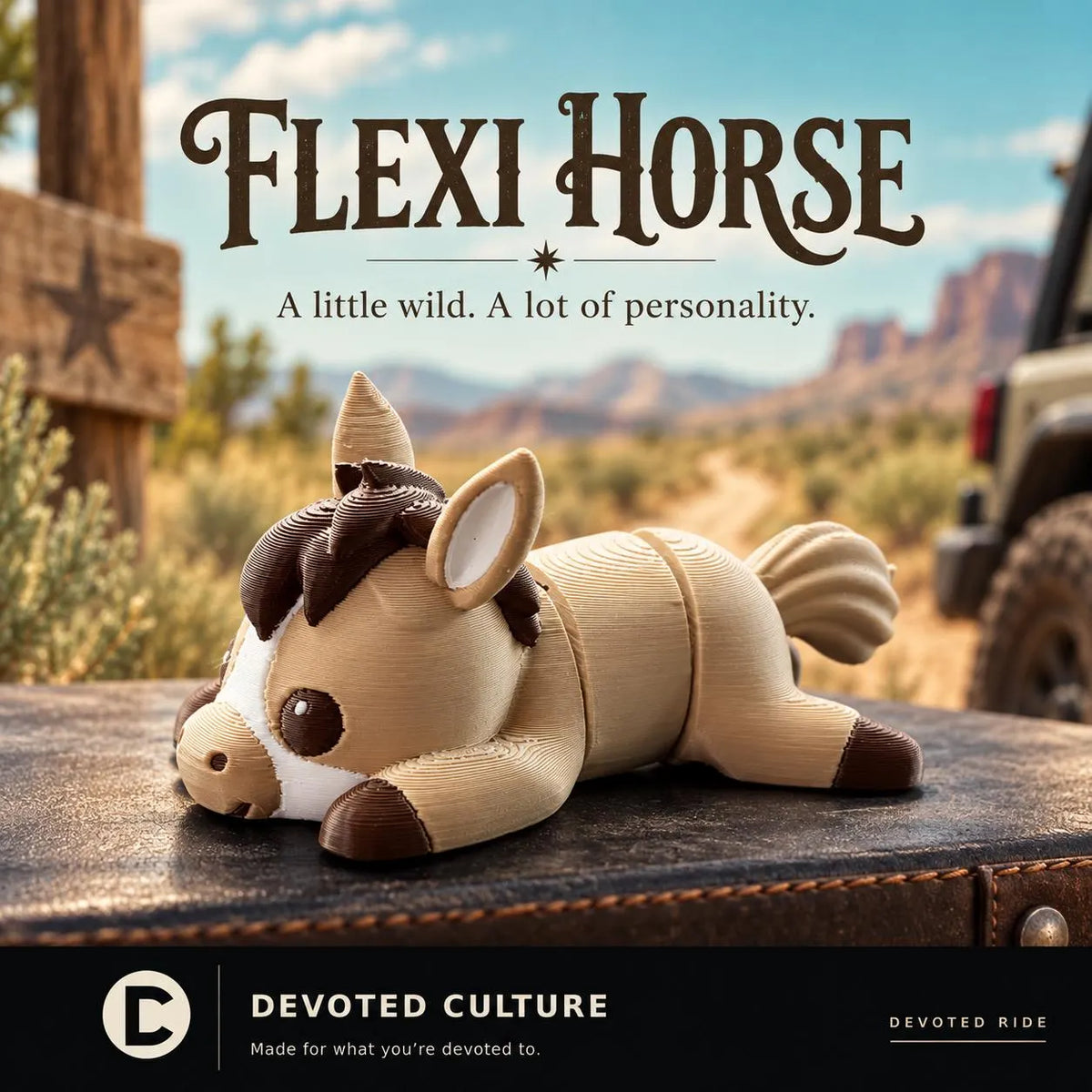 Flexi Horse Figurine
