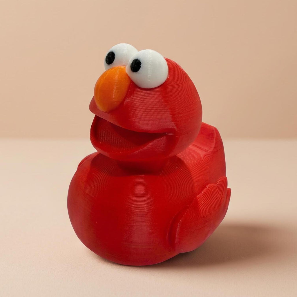 Red Buddy Duck Figurine