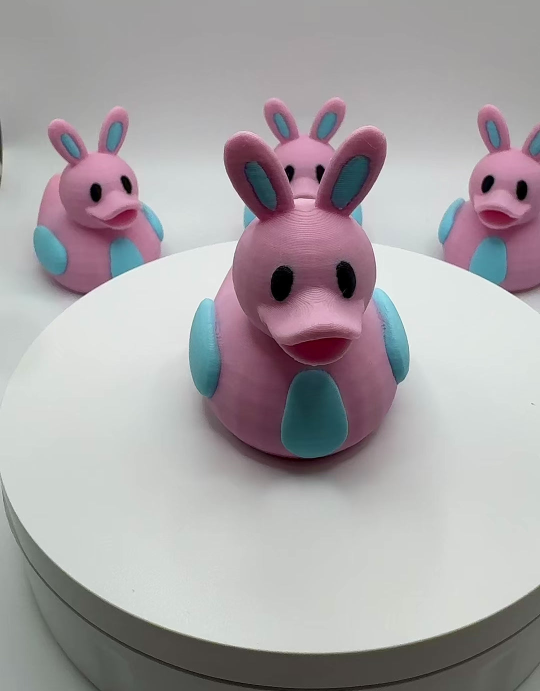 Easter Bunny Pastel Duck
