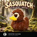 Sasquatch Bigfoot Duck Figurine