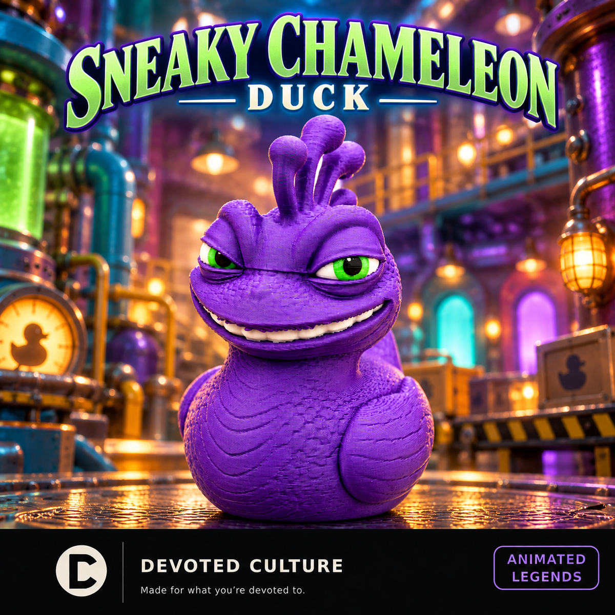 Sneaky Chameleon Duck – Animated Legends